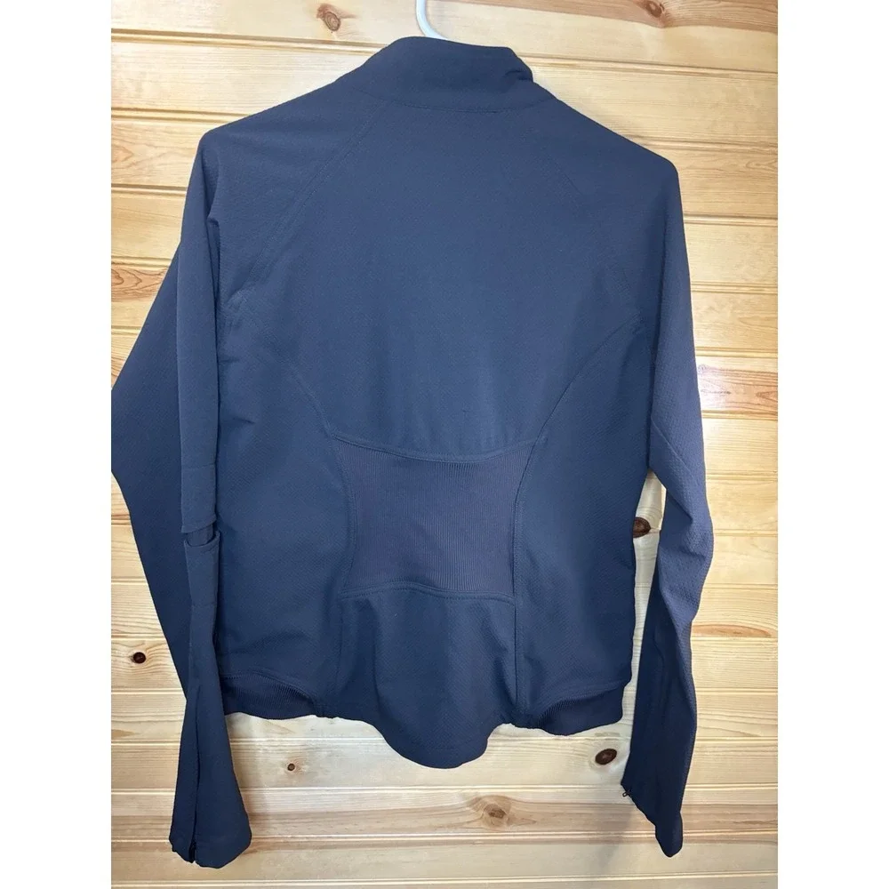 Nike Women's Black Sphere Dry Mesh Athletic Jacket‎ Size Medium Rare Silver Tag